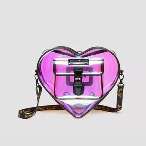 ❌SOLD DO NOT BUY ❌Dr. Martens Iridescent Pink Heart Crossbody Bag